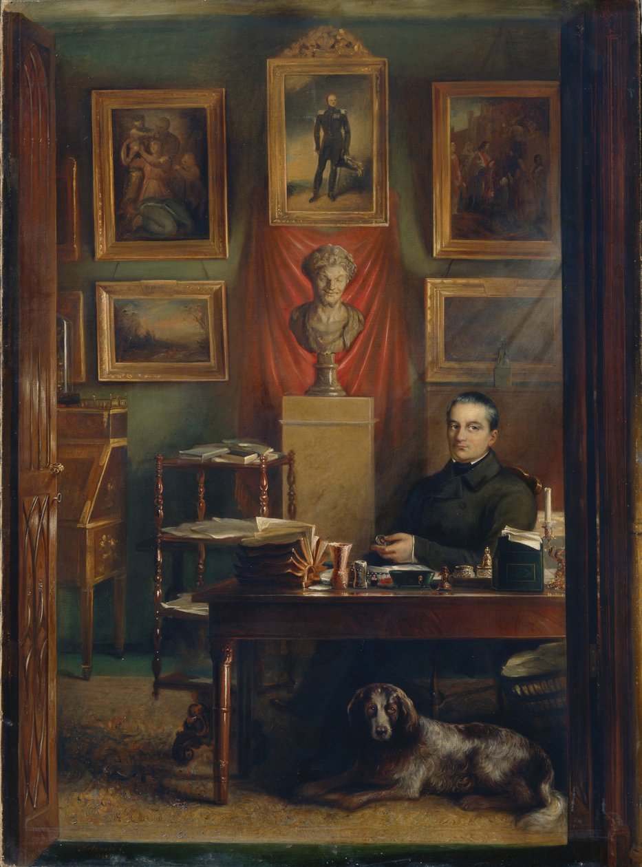 Portrett av grev Dmitrij Petrovitsj Buturlin 1790-1849, 1851 av Arnold Abramovich Zelensky