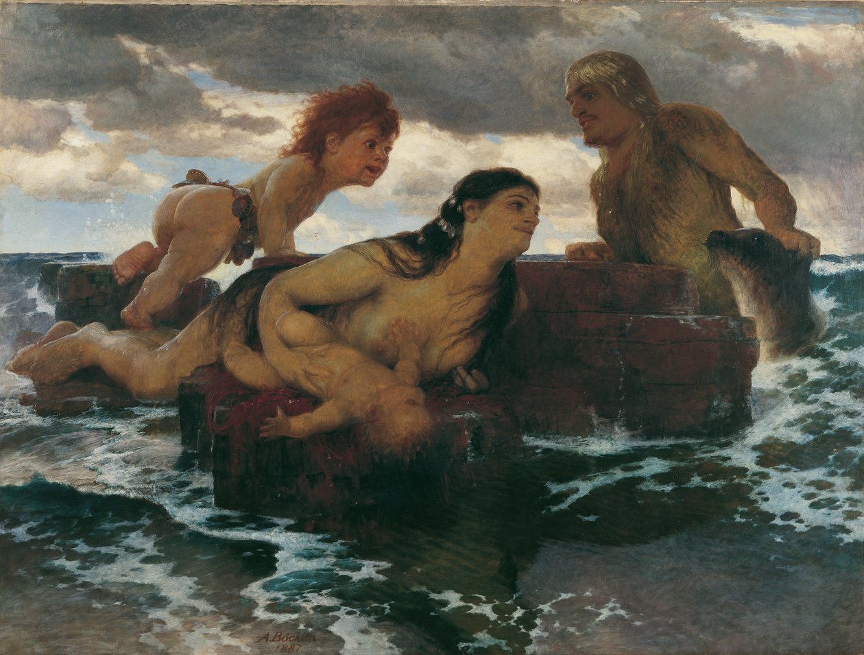 Sjøidyll av Arnold Bocklin