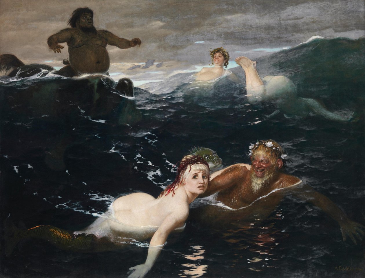 I bølgenes lek av Arnold Böcklin