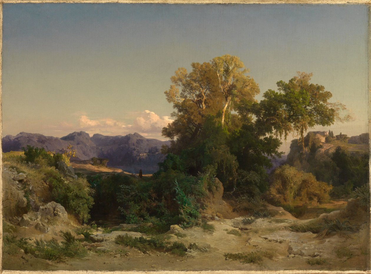 Landskap i den romerske Campagna av Arnold Böcklin