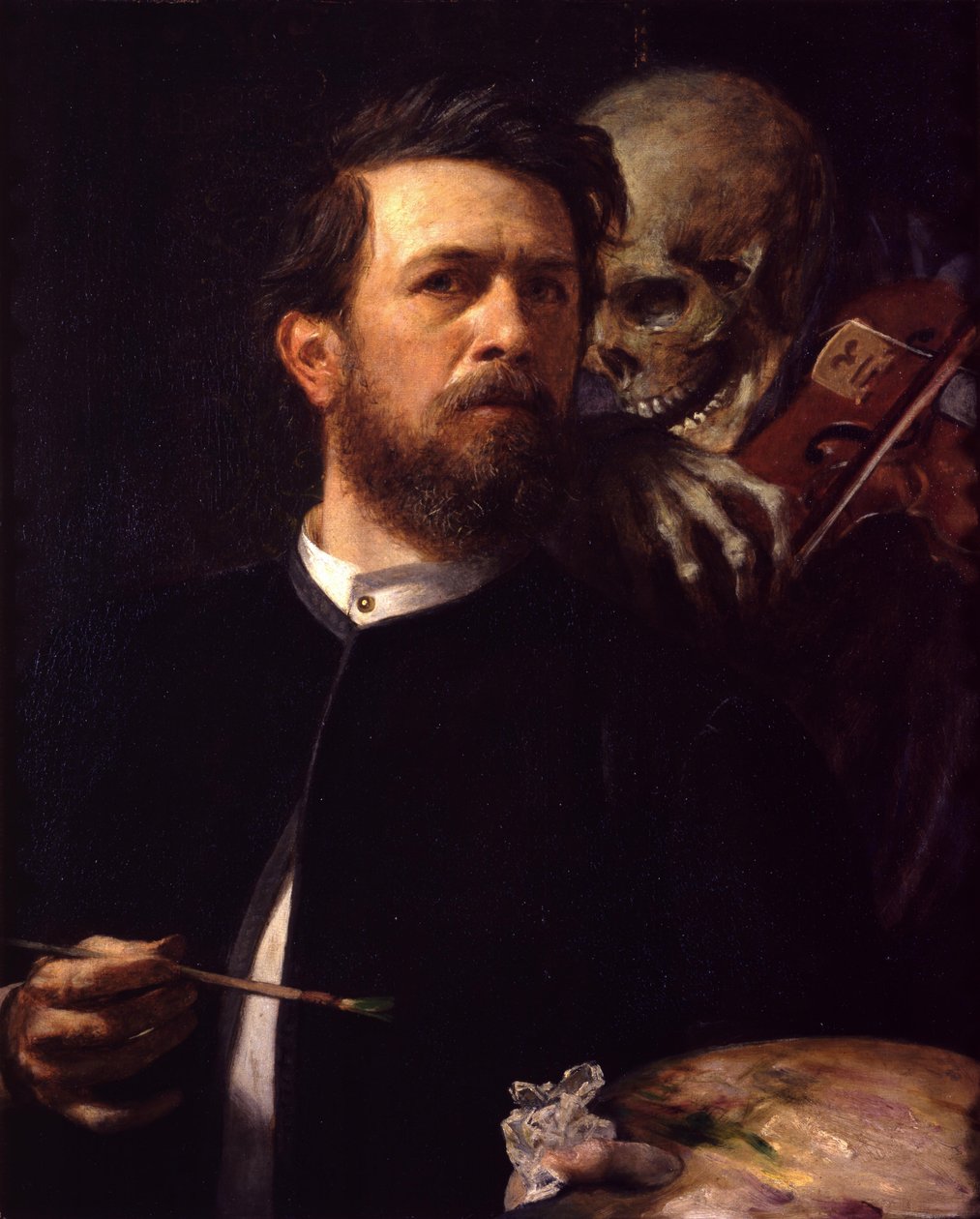 Selvportrett av Arnold Böcklin