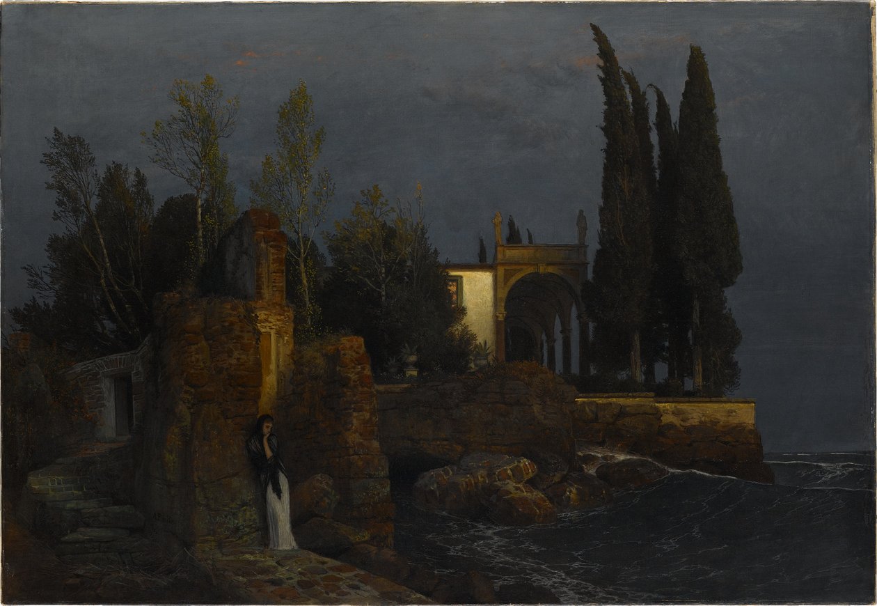 Villa ved sjøen av Arnold Böcklin