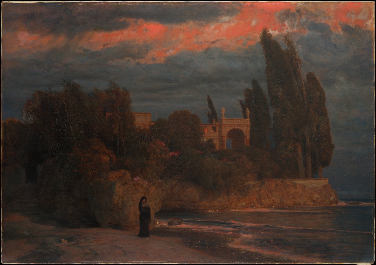 Villa ved havet av Arnold Böcklin