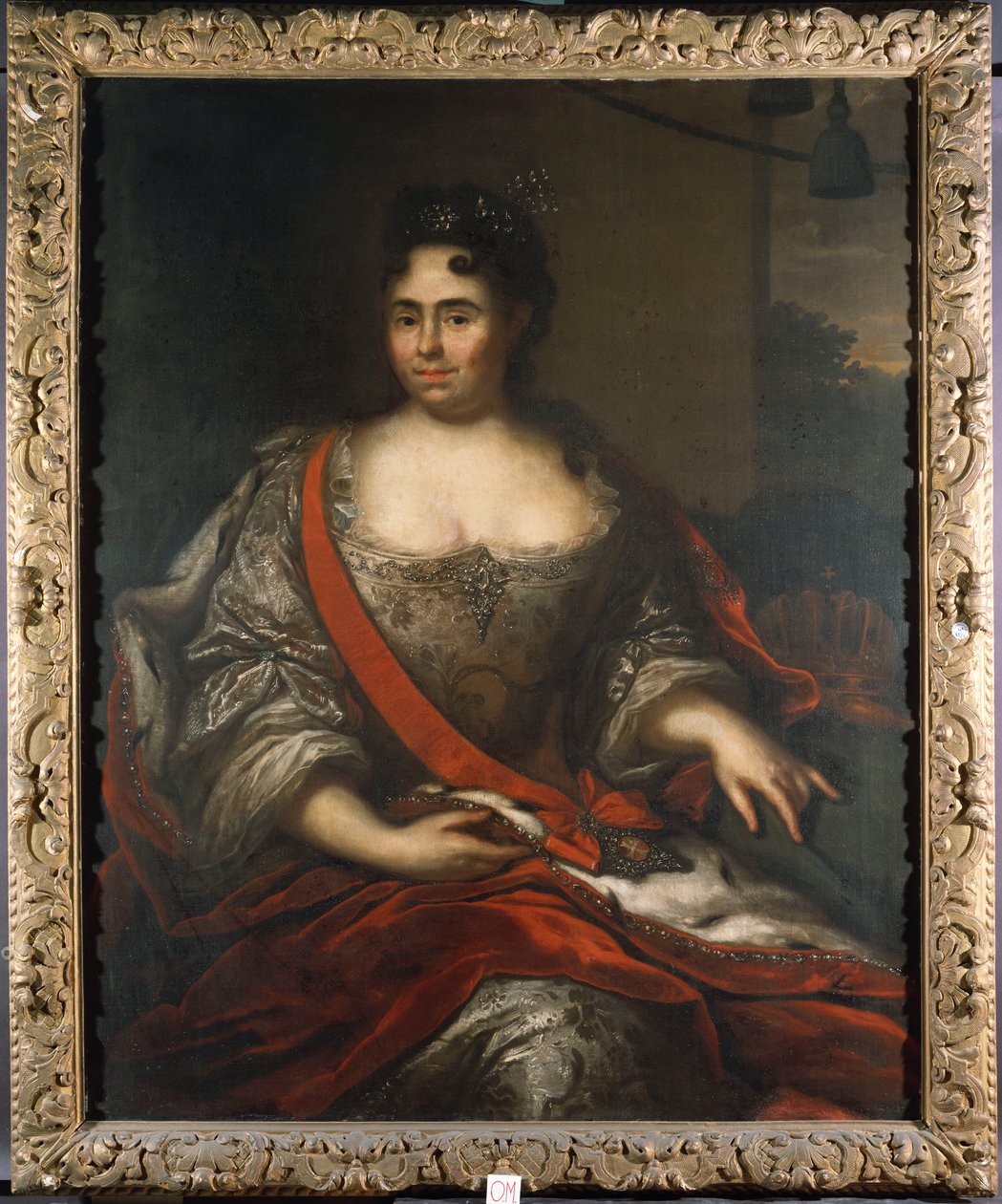 Portrett av dronning Catherine I av Russland, 1717 av Arnold Boonen