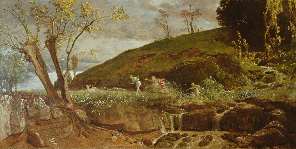 Jakten på Diana, 1896 av Arnold Böcklin