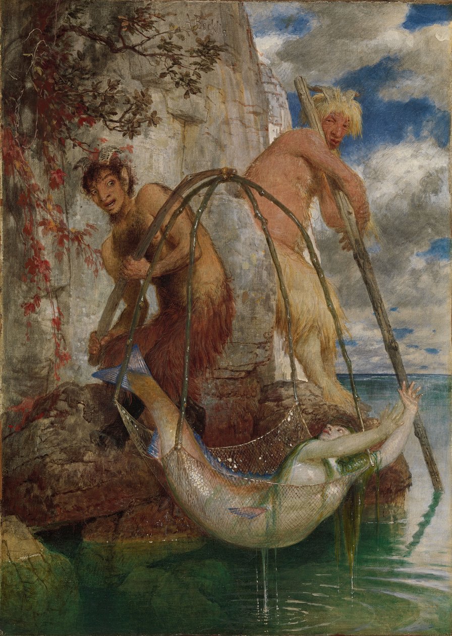 To fiskepanner, 1874. av Arnold Böcklin