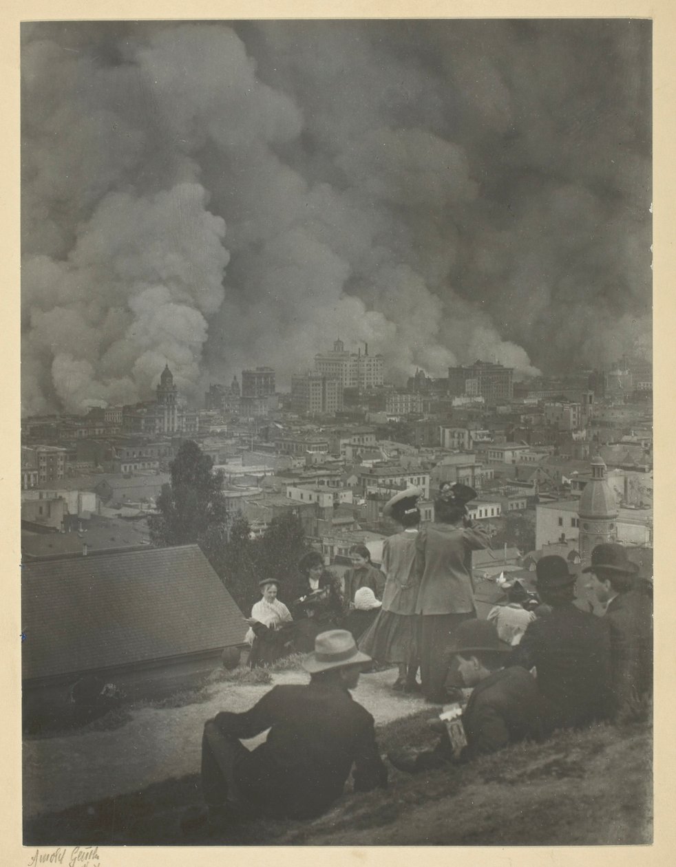 San Francisco jordskjelv av Arnold Genthe