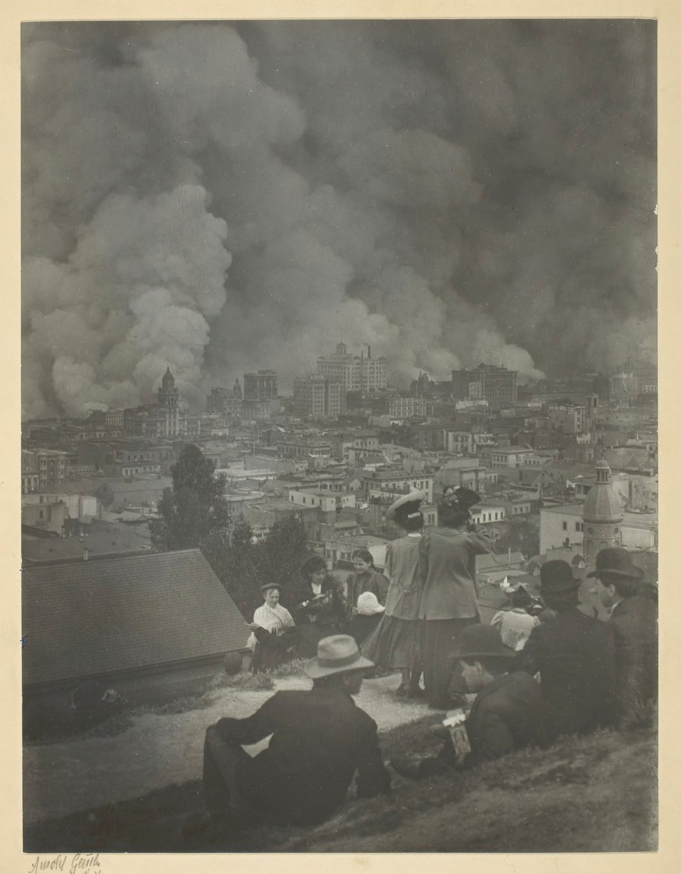 San Francisco jordskjelv, april 1906. av Arnold Genthe