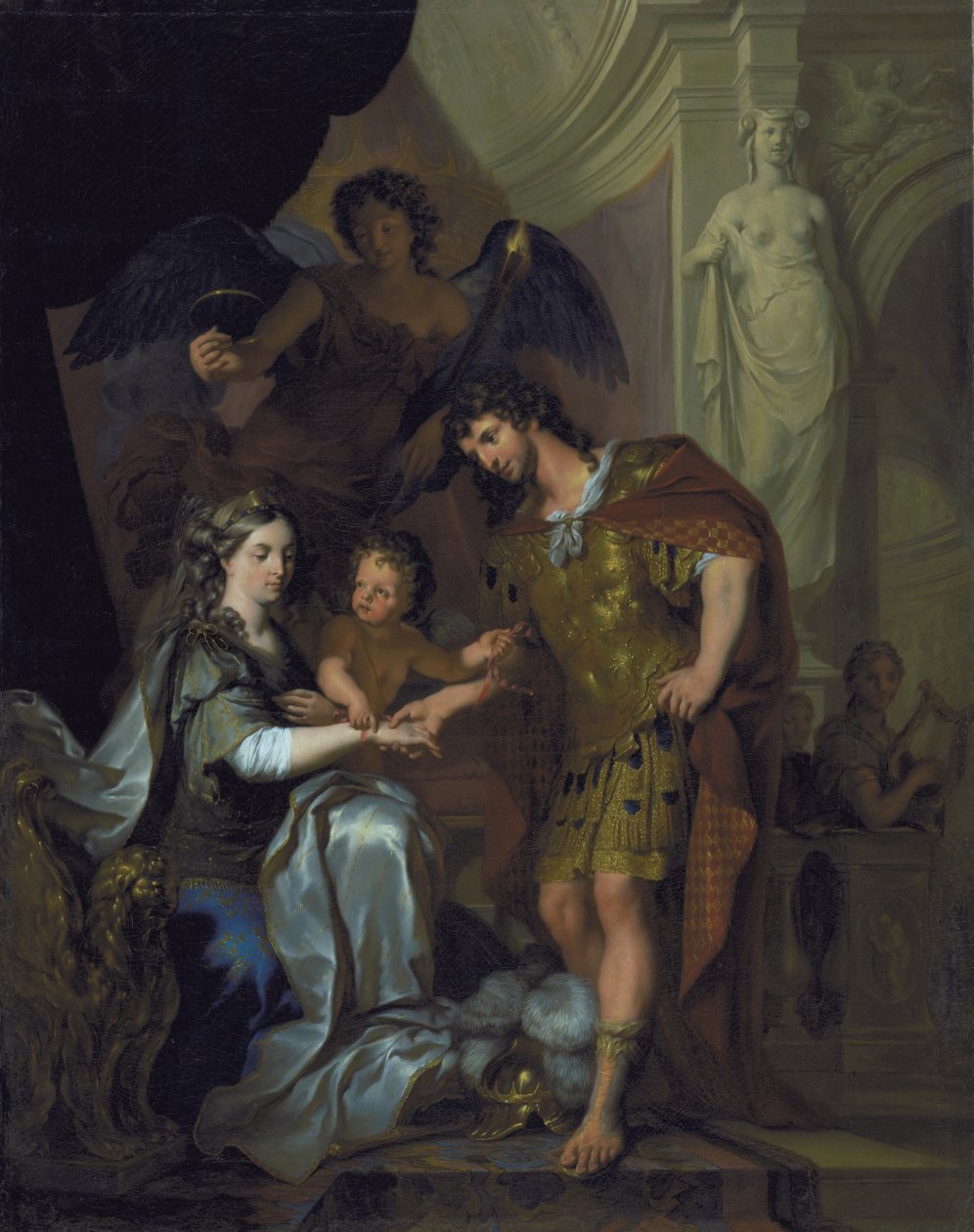 Bryllupet til Alexander og Roxana (?) av Arnold Houbraken