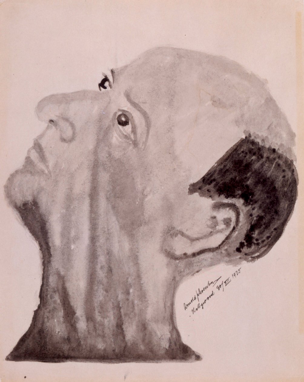 Arnold Schoenberg selvportrett - Hollywood 1923 av Arnold Schoenberg