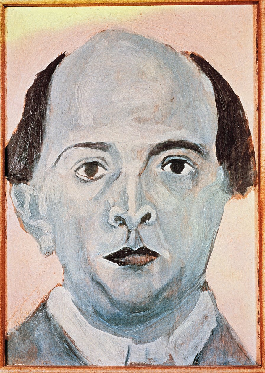 Selvportrett i blått av Arnold Schoenberg