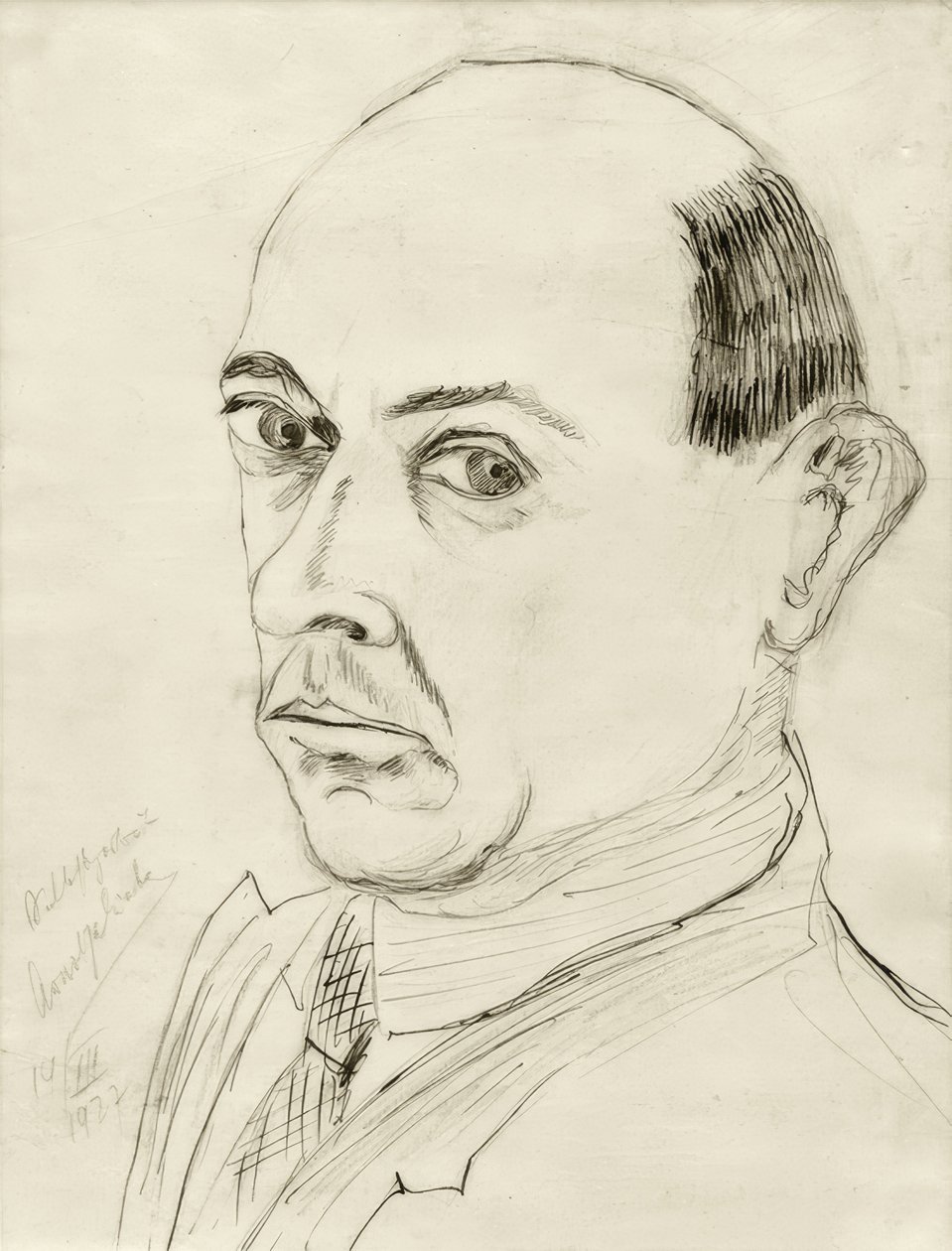 Selvportrett av Arnold Schönberg