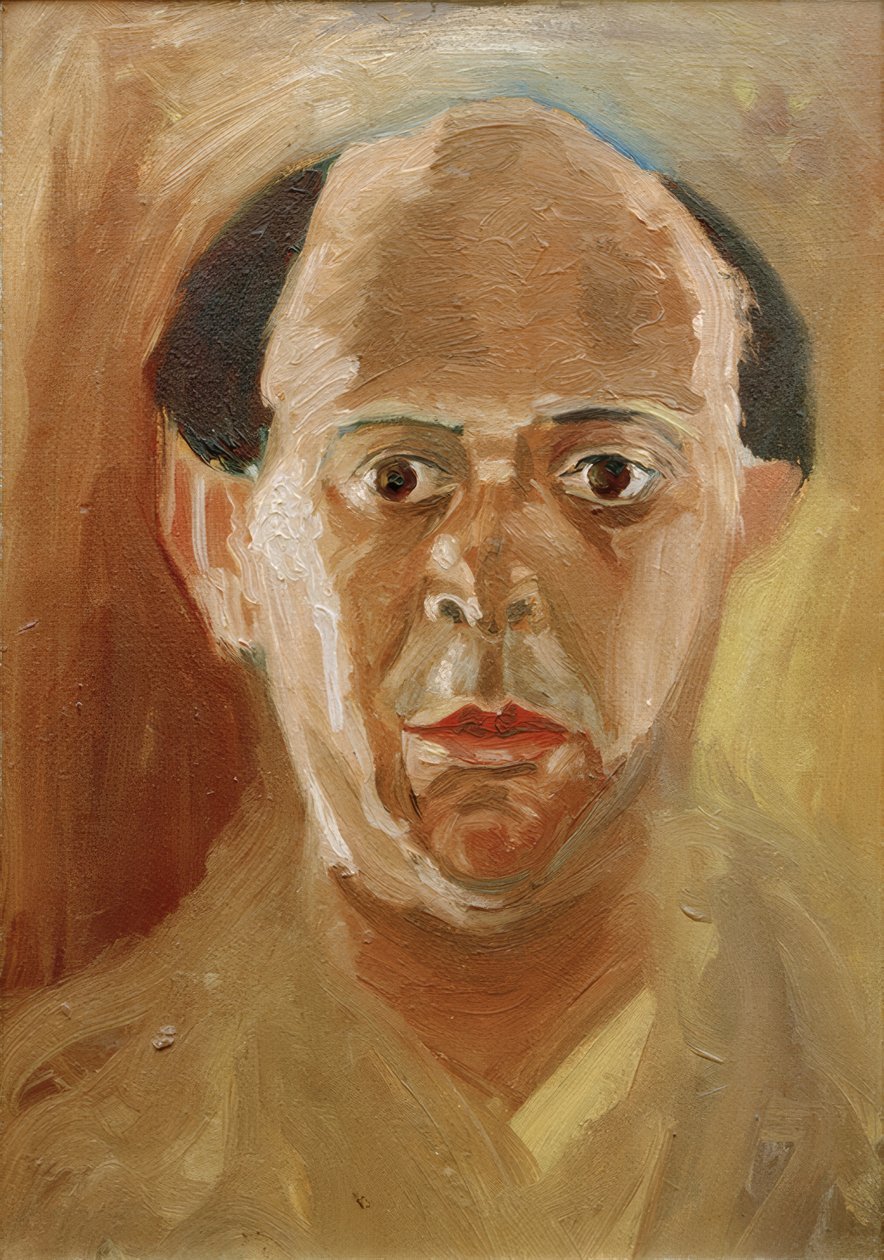selvportrett av Arnold Schönberg