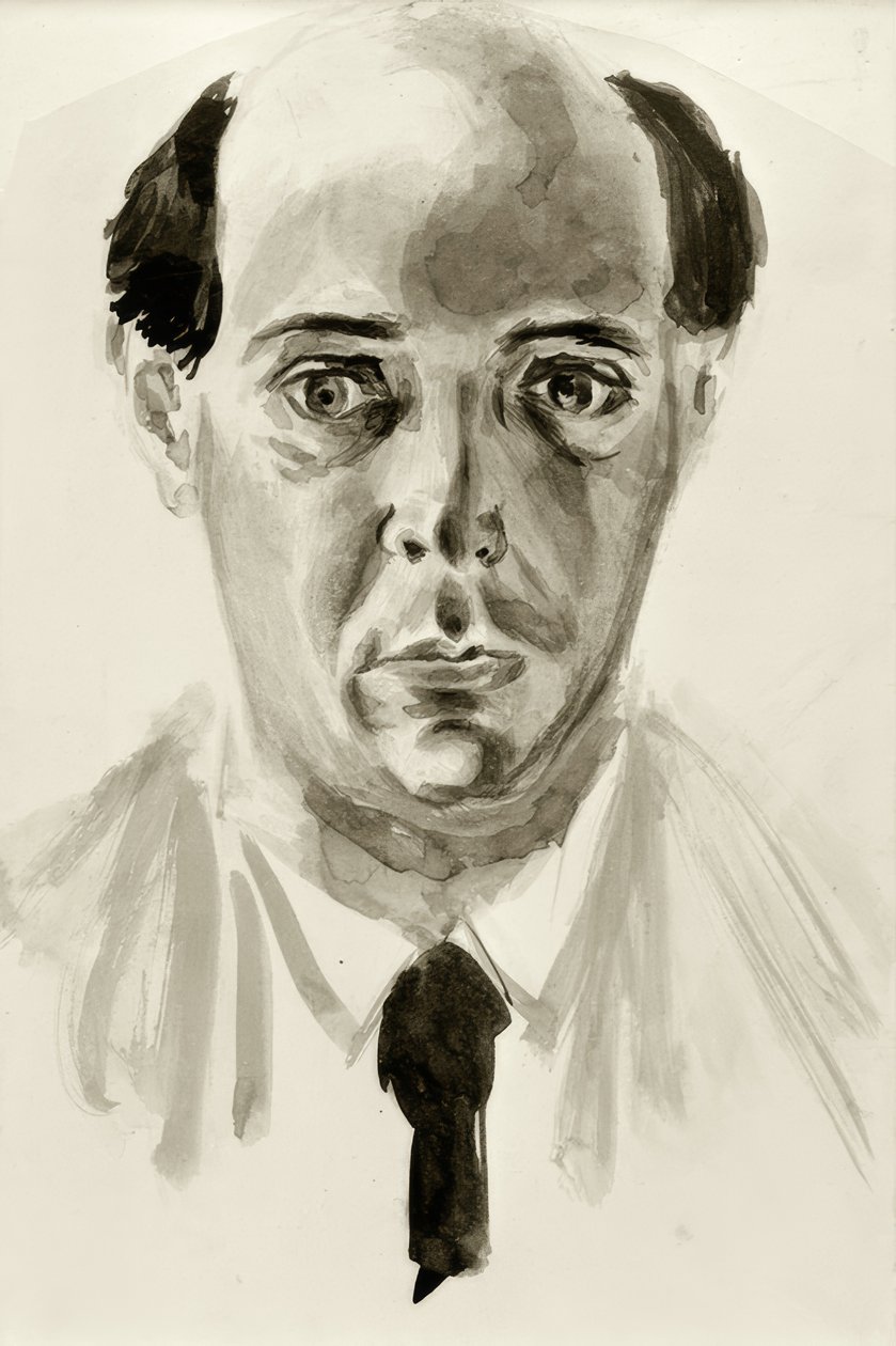 selvportrett av Arnold Schönberg