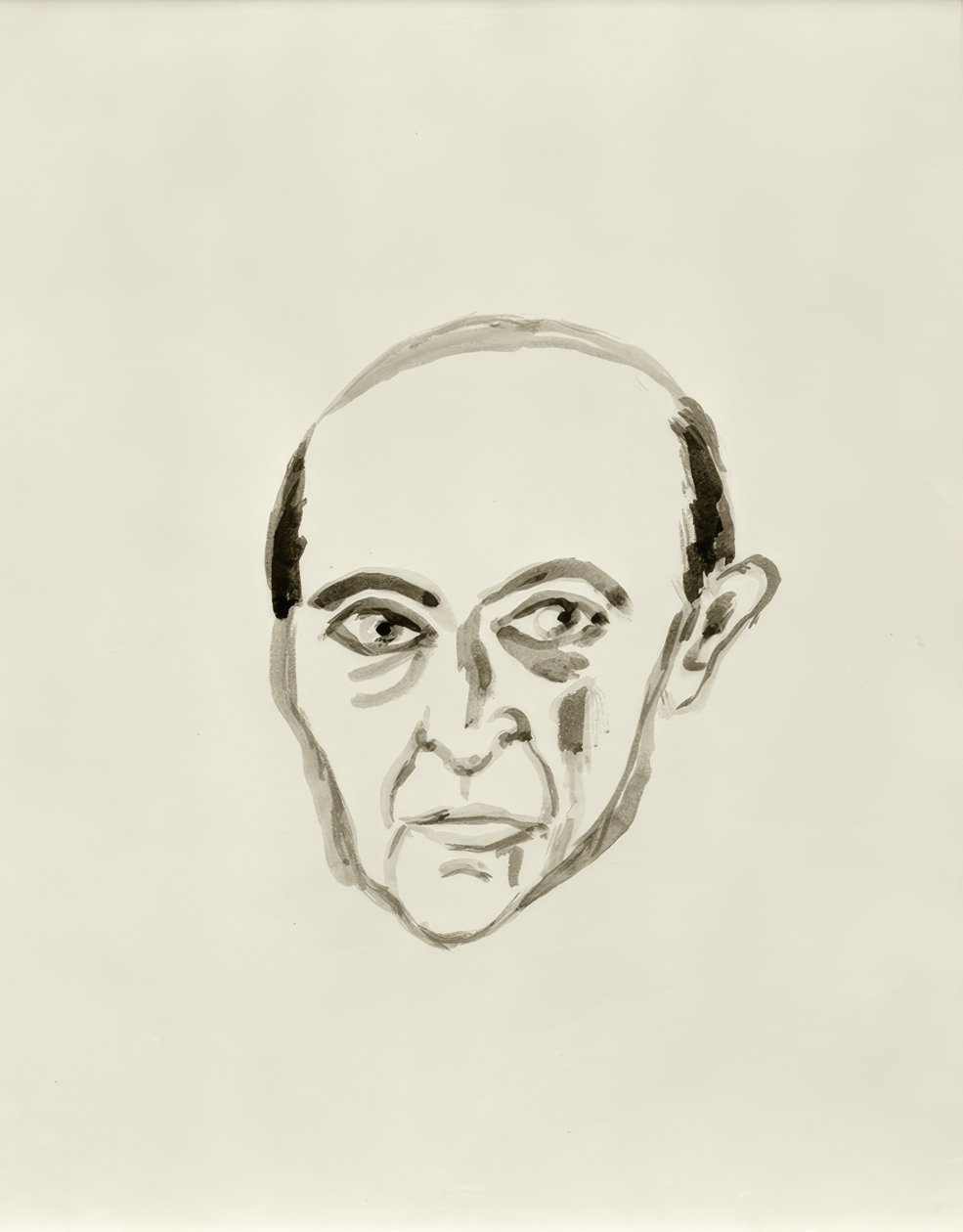 selvportrett av Arnold Schönberg