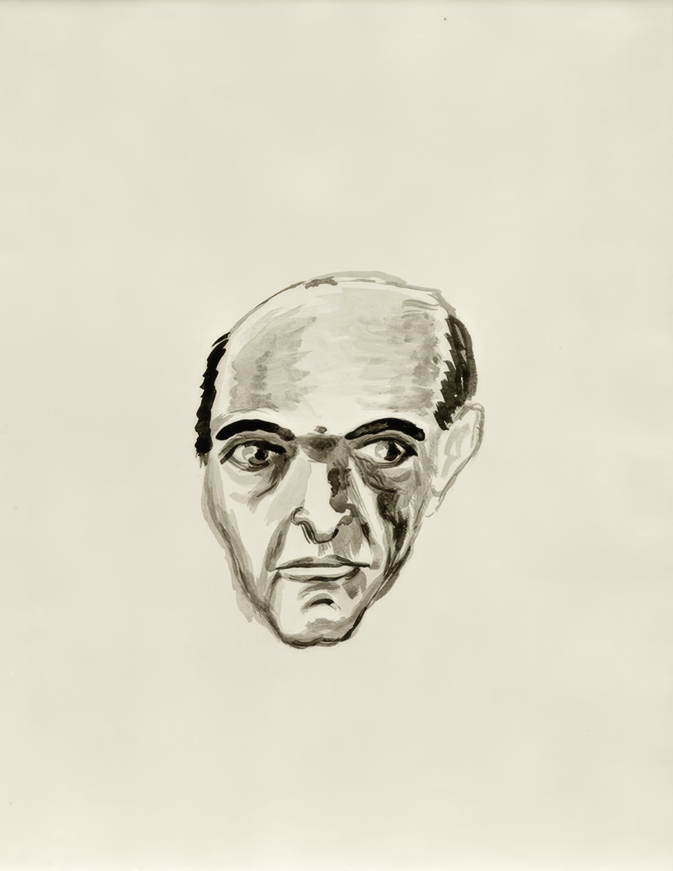 selvportrett av Arnold Schönberg