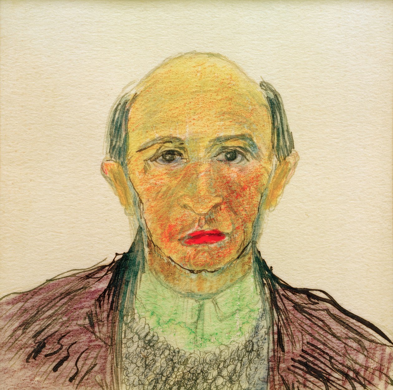 selvportrett av Arnold Schönberg