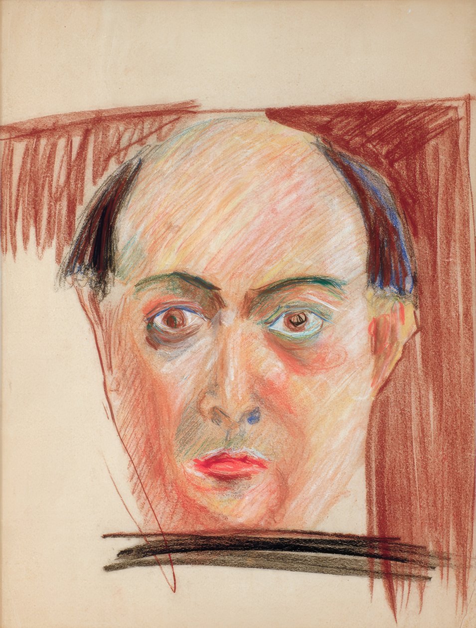 selvportrett av Arnold Schönberg