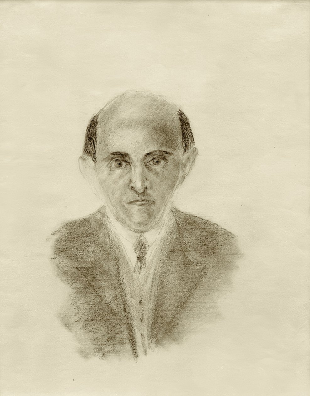Selvportrett av Arnold Schönberg