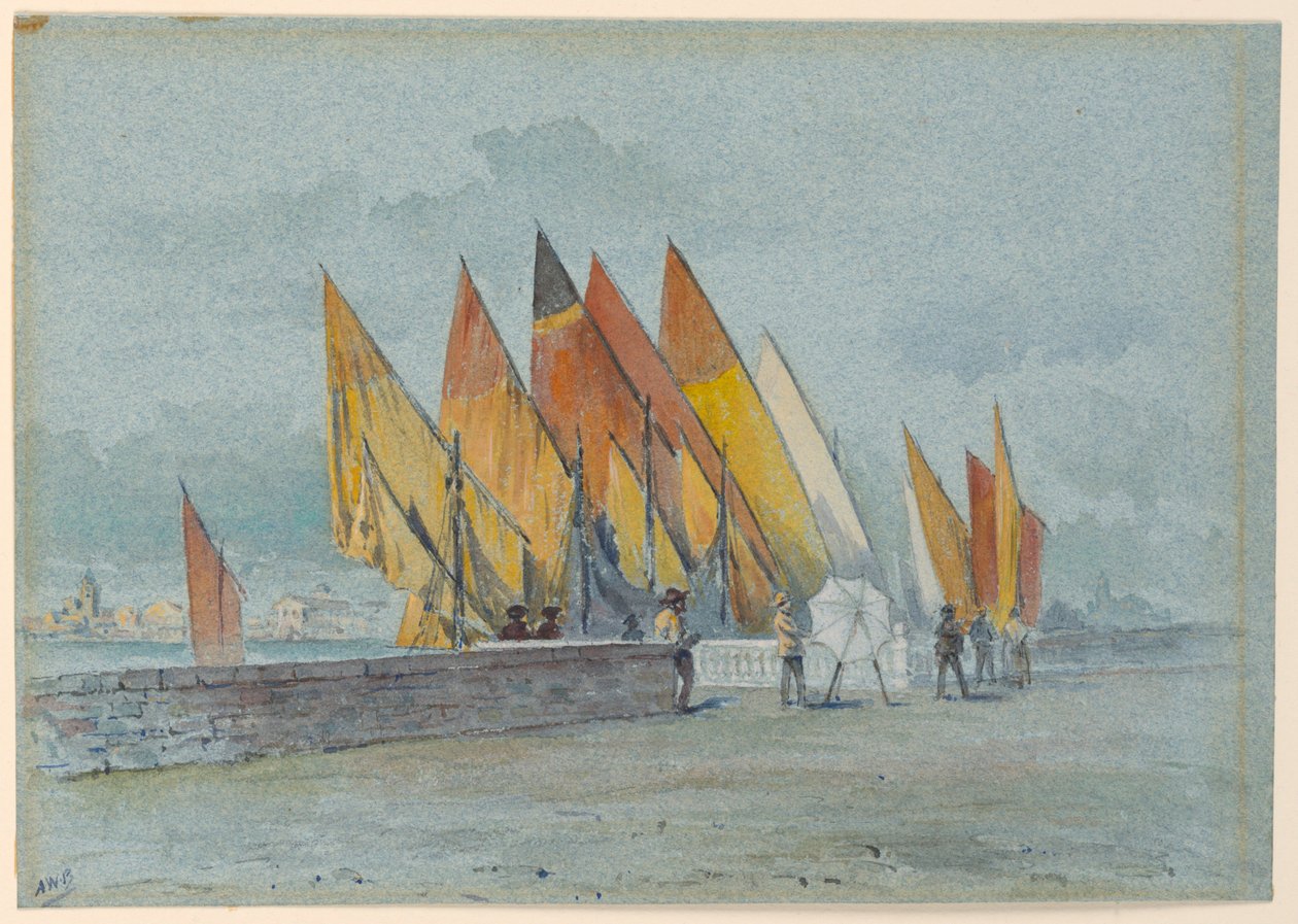 Langs en kanal av Arnold William Brunner