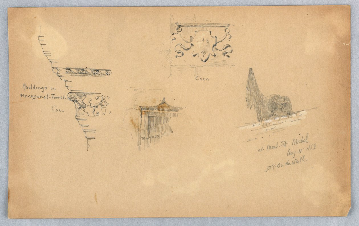 Arkitektoniske detaljer av Arnold William Brunner