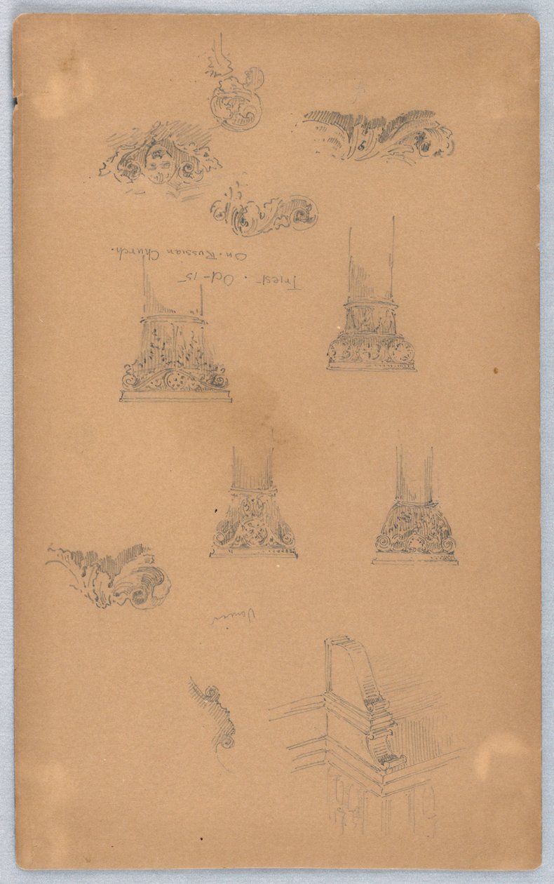 Arkitektoniske detaljer av Arnold William Brunner