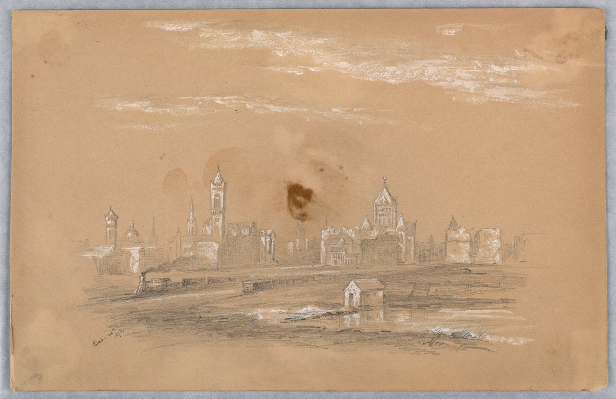 Byens skyline av Arnold William Brunner