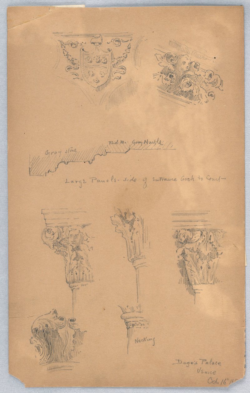 Dogepalasset, Venezia av Arnold William Brunner