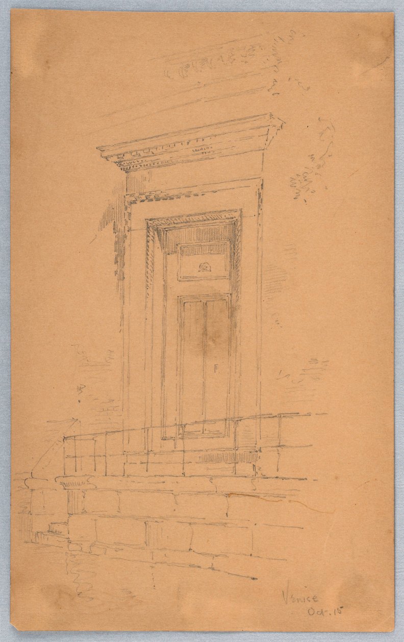 Døråpning - Venezia av Arnold William Brunner