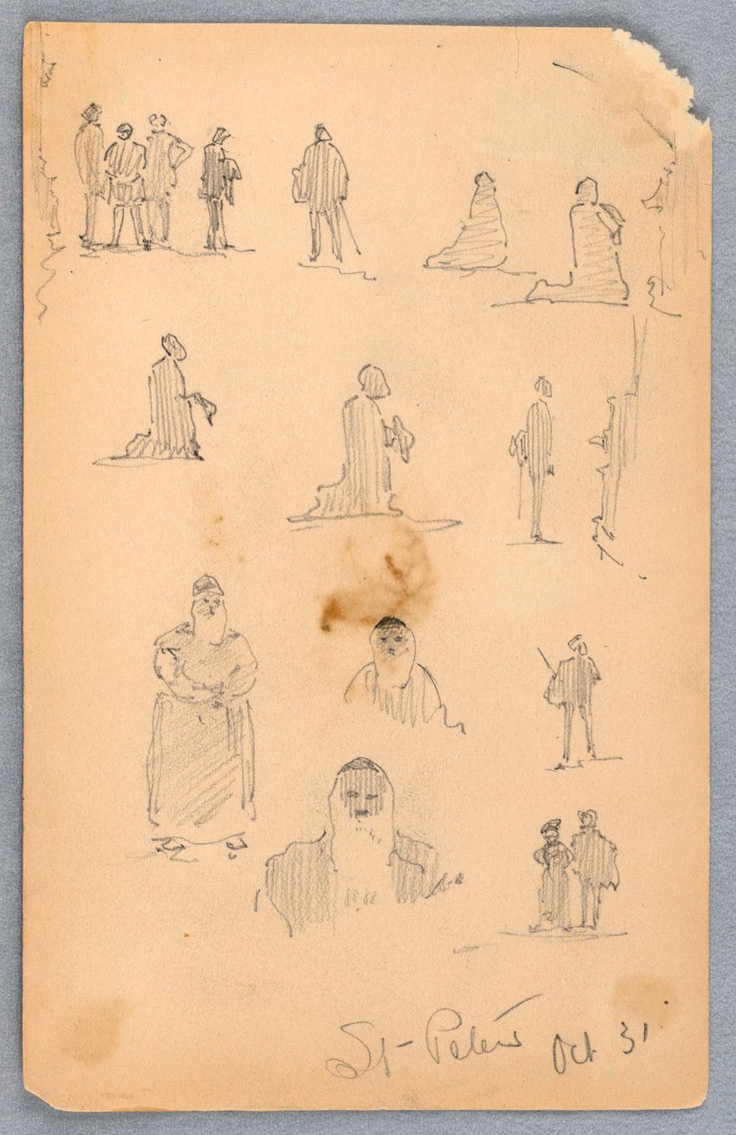 Figure Sketches at St. Peter’s   1286637   no       norwegian Successfully Translated  Original: Exterior view of the Chateau dIf (former prison built between 1527 and 1529) in the bay of Marseille, Bouches du Rhone (13), cenotype from the beginning of the av Arnold William Brunner