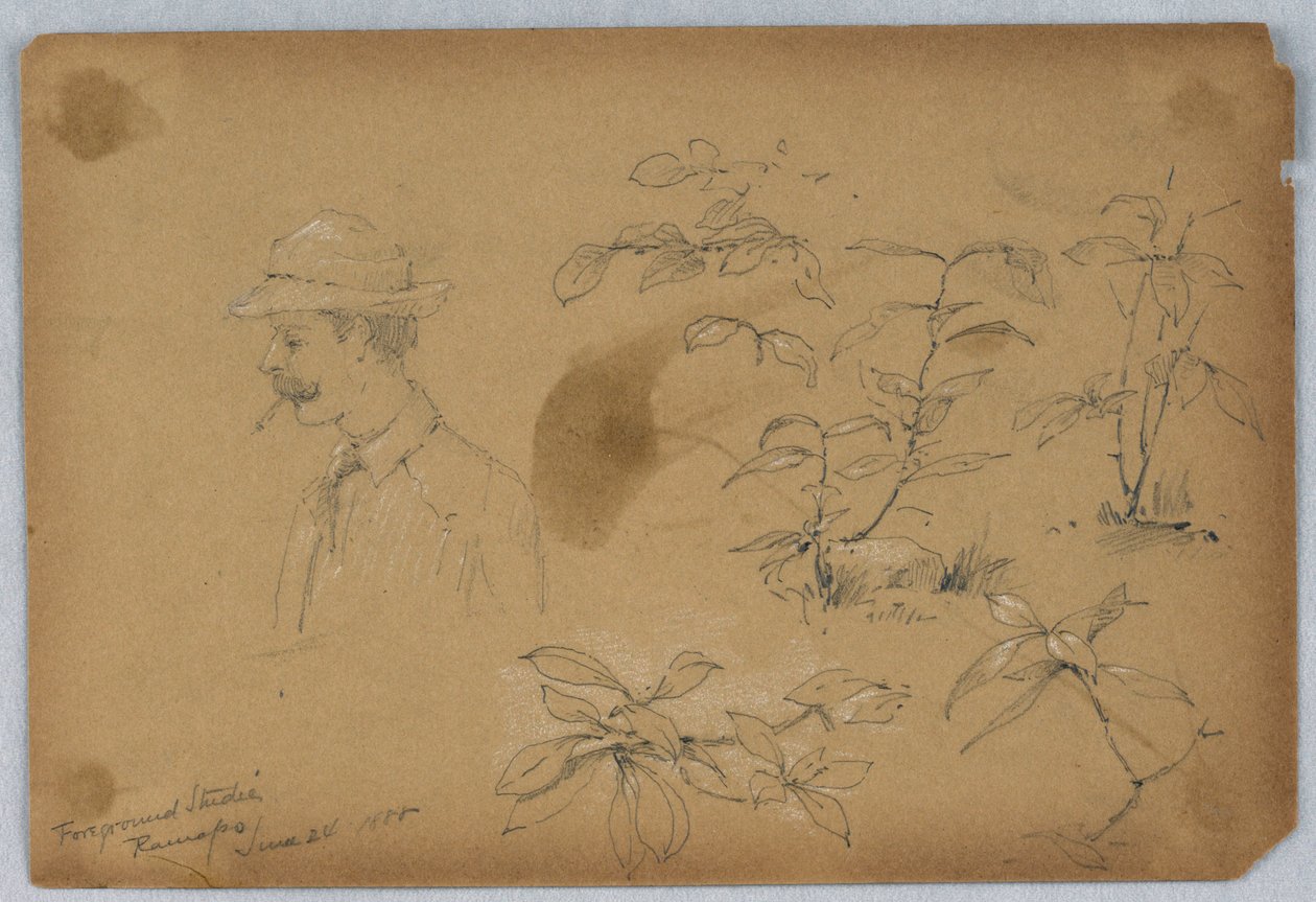 Forgrunnsstudier, Ramapo av Arnold William Brunner