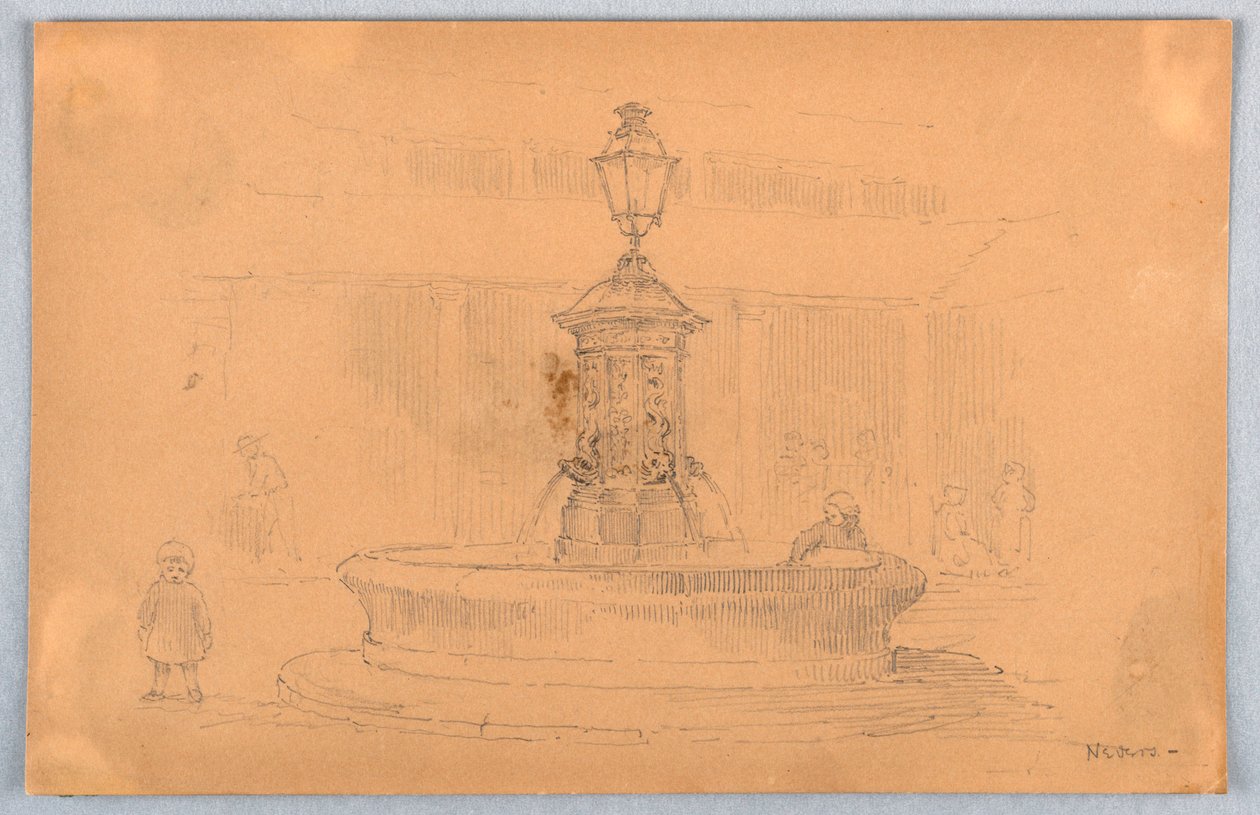 Fontene ved Nevers av Arnold William Brunner