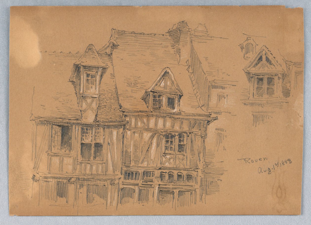 Hus i Rouen av Arnold William Brunner