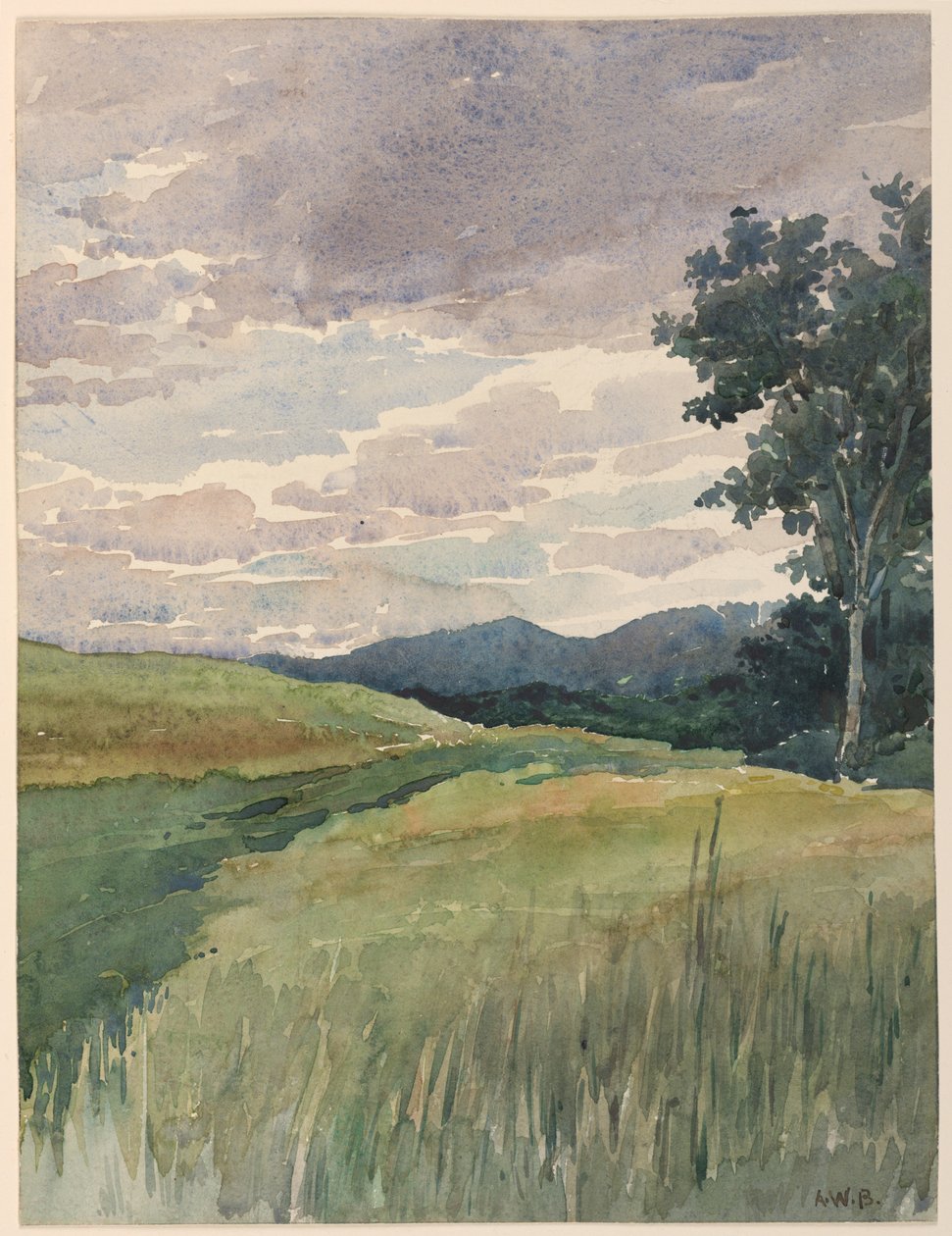 Landskapet på landsbygda av Arnold William Brunner