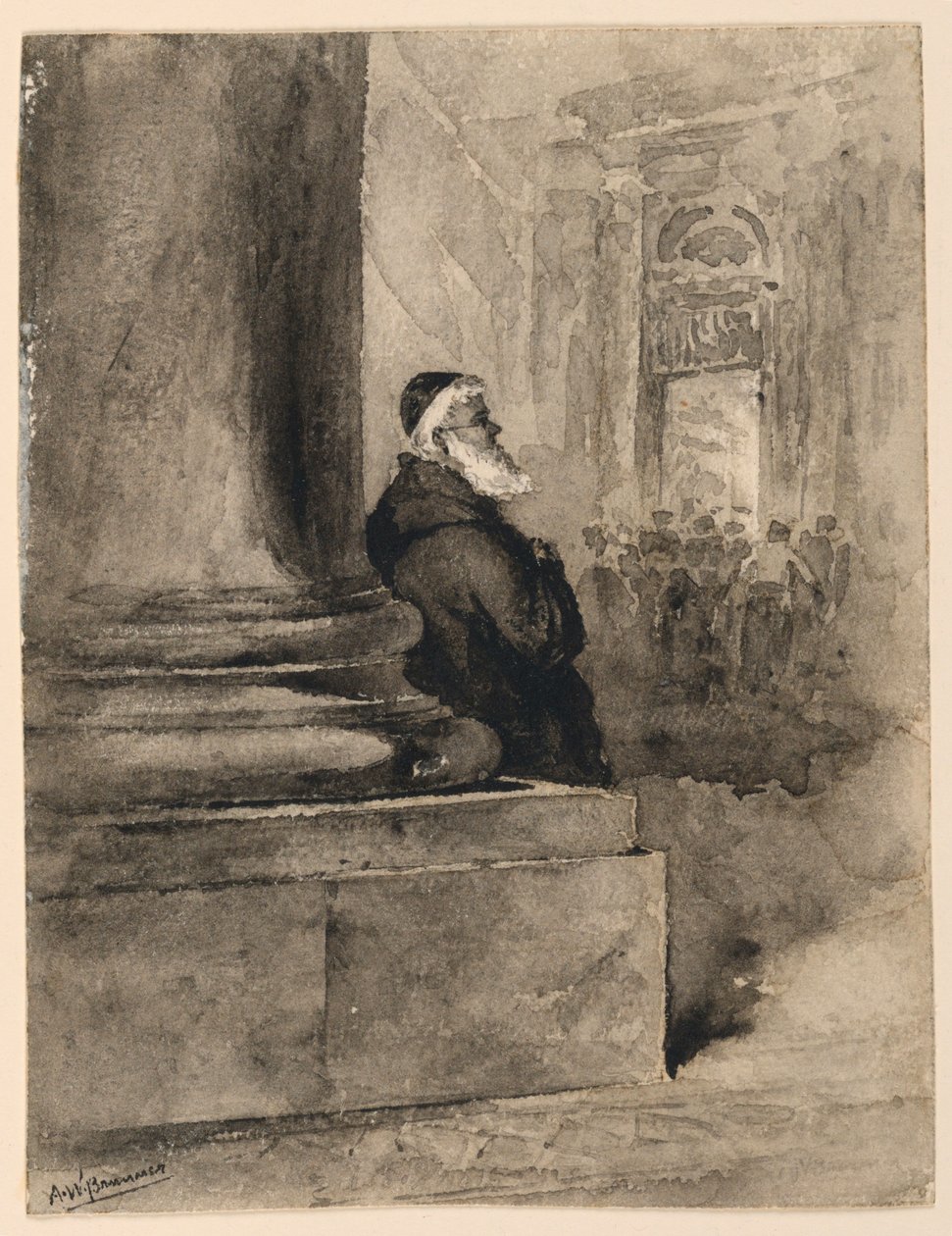 Gammel munk av Arnold William Brunner