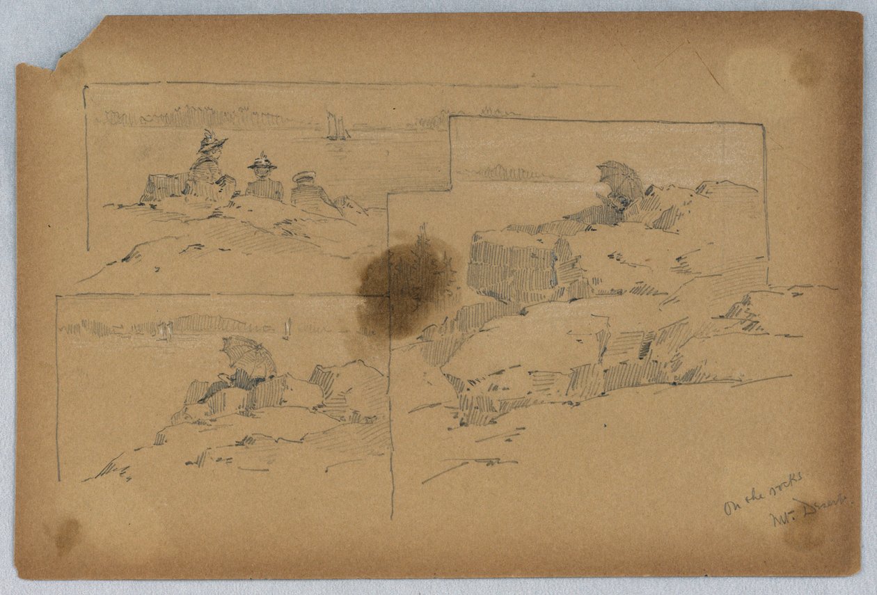 On the Rocks, Mt. Desert av Arnold William Brunner