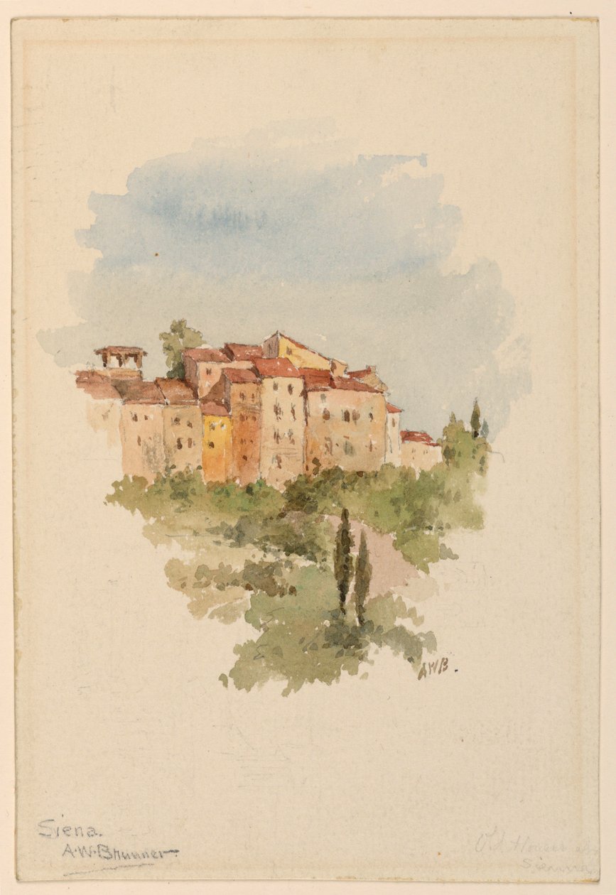 Siena av Arnold William Brunner