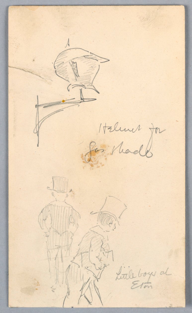 Sketch of Helmet and Men at Eton   1259580   no       norwegian Successfully Translated  Original: Portret van Karel Philips de Rodoan Translat: Portret van Karel Philips de Rodoan 1331046 no norwegian Successfully Translated Original: Design for Panel Dec av Arnold William Brunner