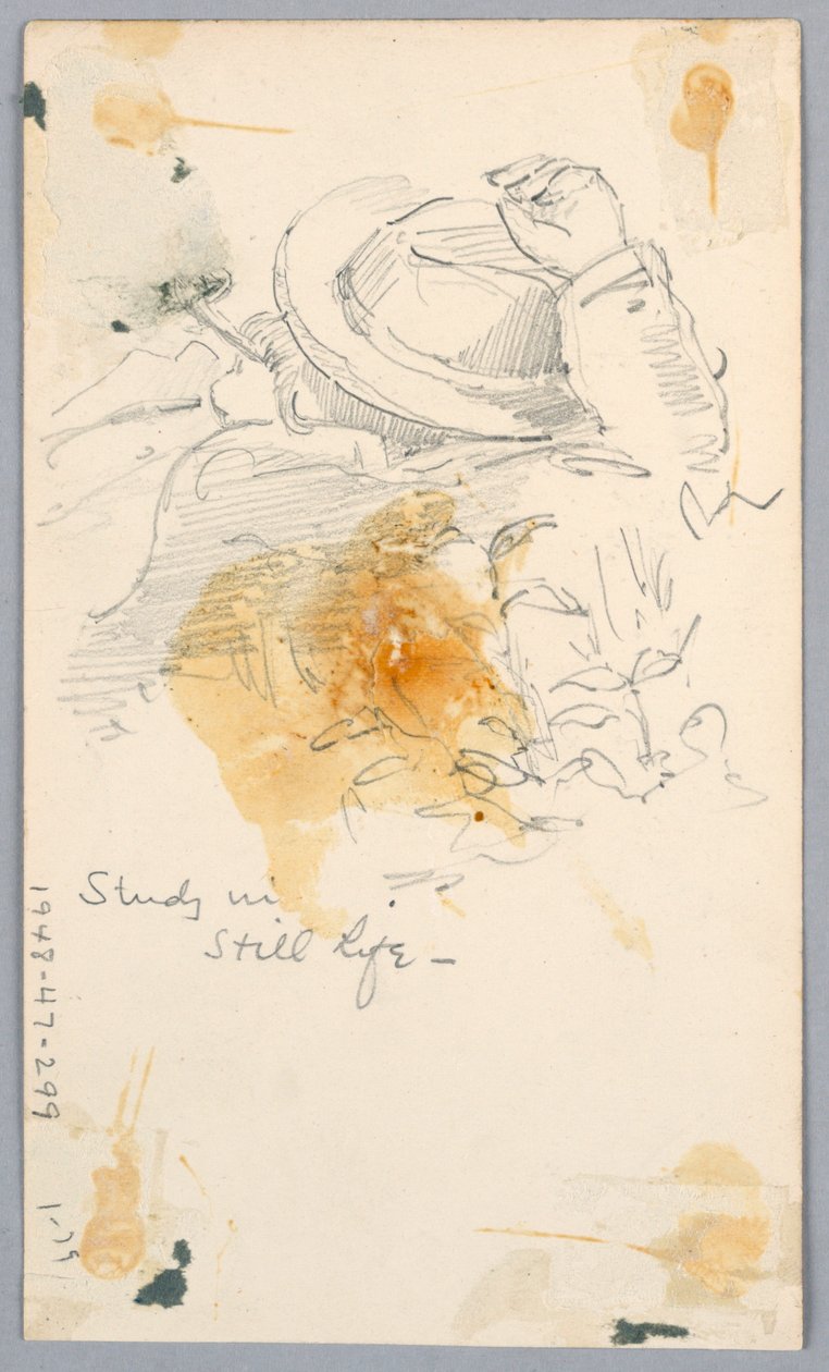 Studer med stilleben av Arnold William Brunner