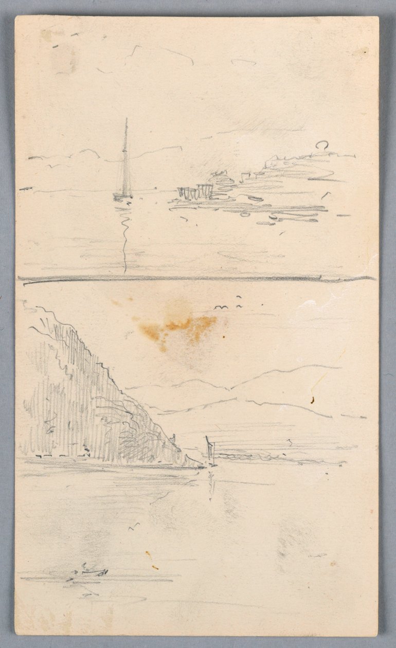 To skisser av Ridges av Arnold William Brunner