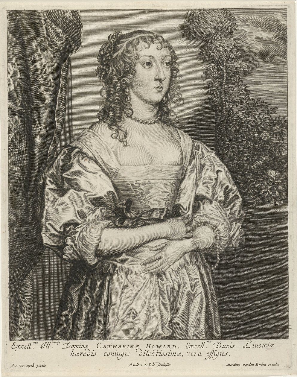 Portrett av Katherine Howard av Arnold de Jode