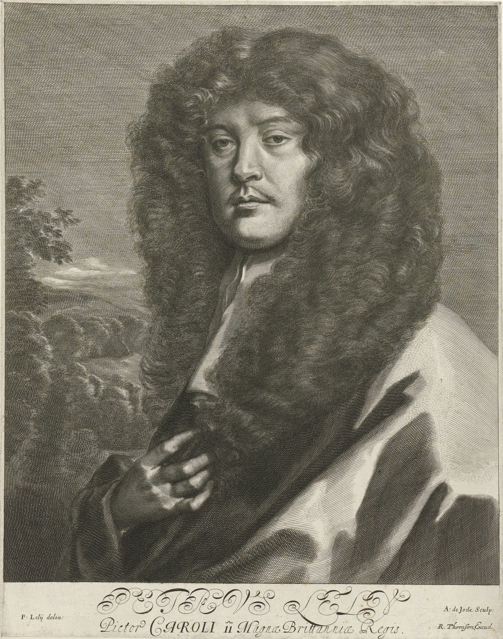 Portrett av Sir Peter Lely av Arnold de Jode