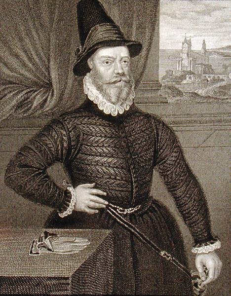 Portrett av James Douglas, 4. jarl av Morton (ca. 1516-1581), fra 