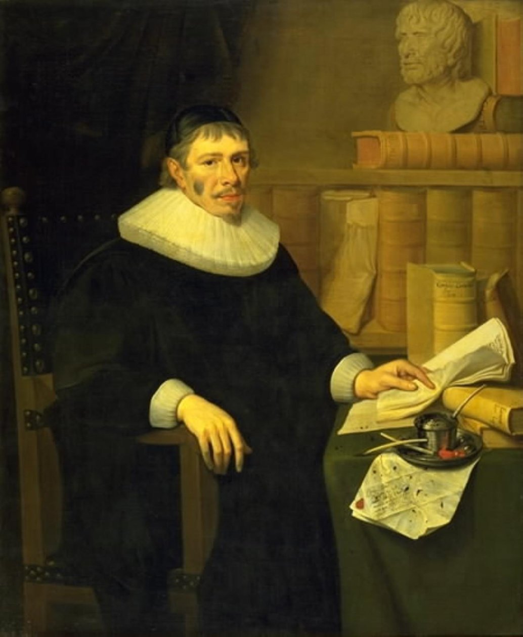 Portrett av advokaten Cornelis Bosch av Arnold van Ravesteyn