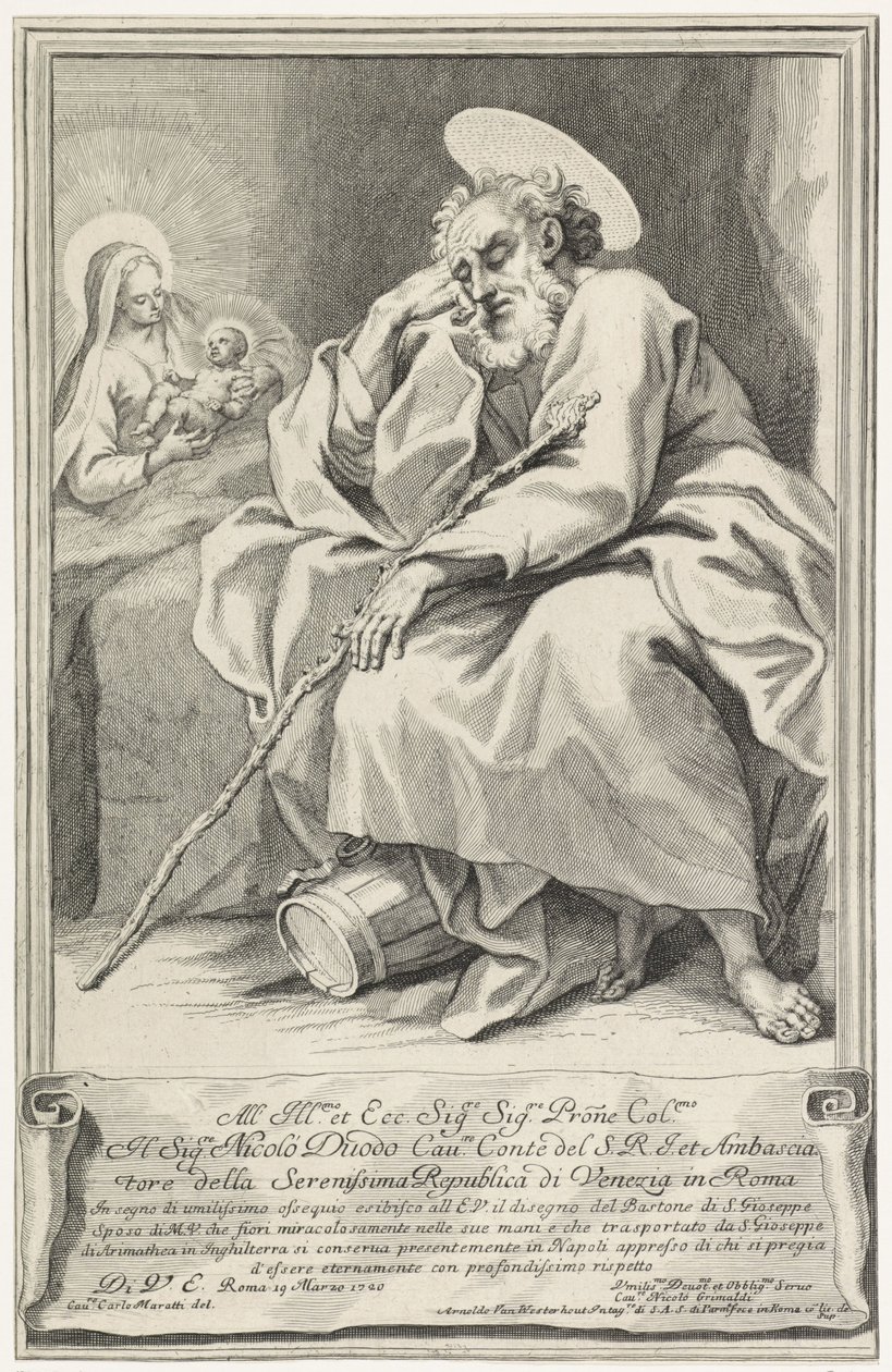 Sovende Joseph av Arnold van Westerhout