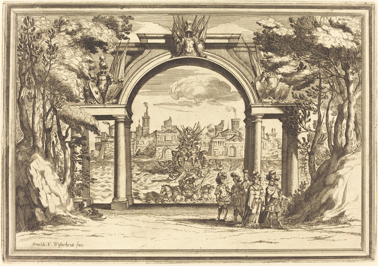 Grekeren i Troja: Plate 1 av Arnold von Westerhout