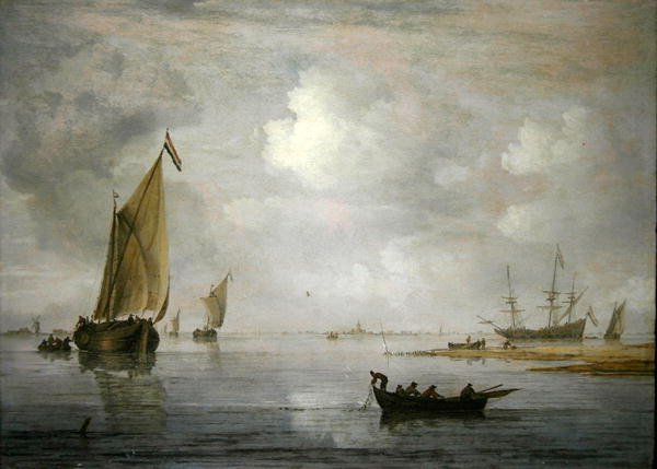 Ta inn nettene (olje på panel) av Arnoldus van Anthonissen