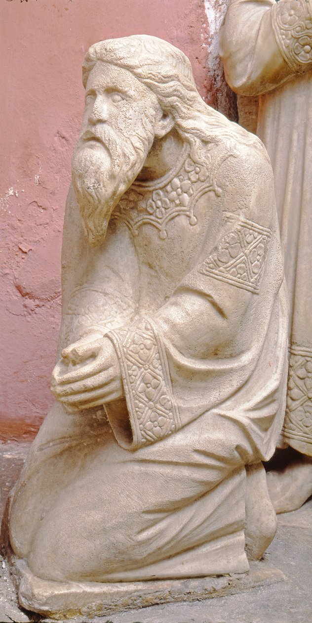 Knelende magiker (marmor) av Arnolfo di Cambio