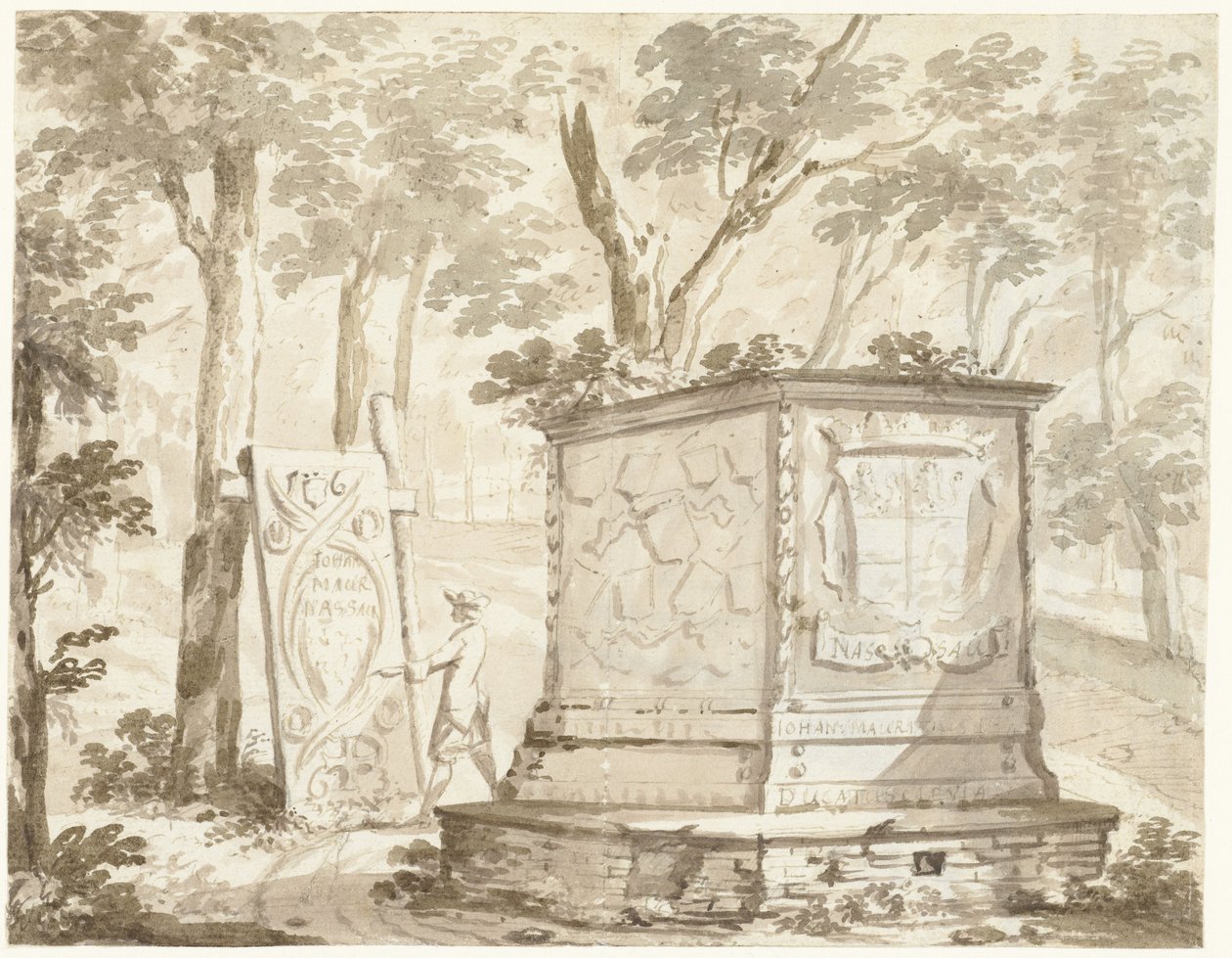 Graven til Johan Maurits van Nassau-Siegen i Kleve av Arnoud van Halen