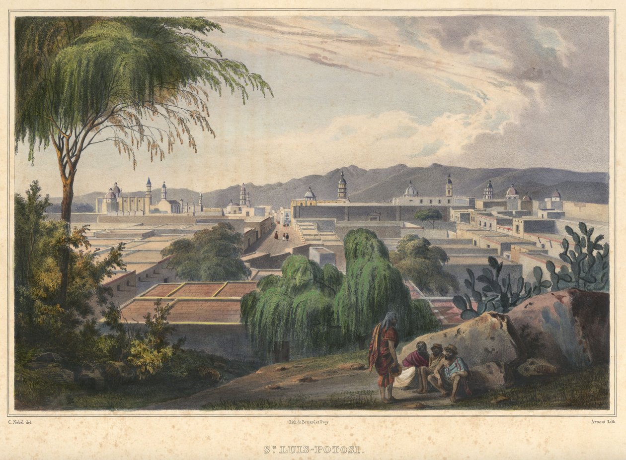St. Luis-Potosí. Utsikt over San Luis Potosí, San Luis Potosí av Arnout